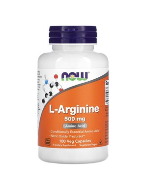 NOW Foods, L-Arginin, 500 mg, 100 vegetarische Kapseln NOW Foods, L-Arginin, 500 mg, 100 vegetarische Kapseln