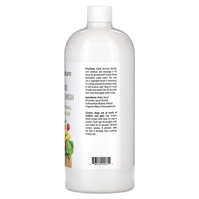 Łagodny z natury, prania owocowych i warzywnych, 32 fl oz (946 ml)