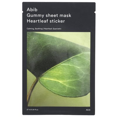 ABIB, Gummy Beauty Sheet-Maske, Herzblatt-Aufkleber, 1 Blatt, 0,91 fl oz (27 ml)