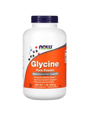 NOW Foods, Glycine, Pure Powder, 454 g NOW Foods, Glycine, Pure Powder, 454 g
