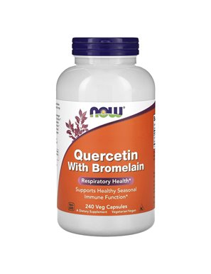 NOW Foods, Quercetin with Bromelain, 240 Vegetarian Capsules