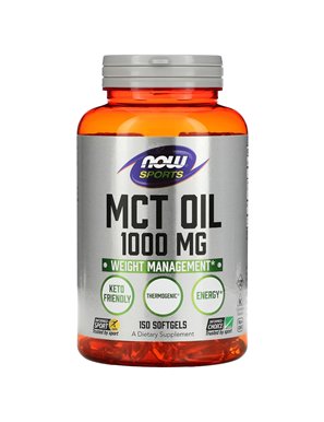 NOW Foods, Sport, MCT-Öl, 1.000 mg, 150 Softgelkapseln