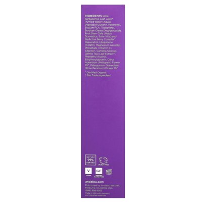 Andalou Naturals, Toning Refresher, Blüte + Blatt, 6 Fl Oz (178 ml)