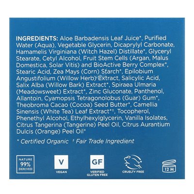 Andalou Naturals, Argan Cell, Recovery Cream, Clear Skin, 1.7 oz (50 g)