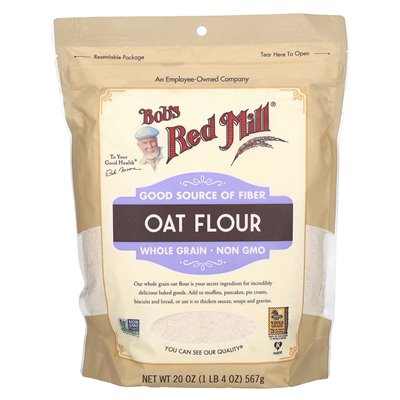 Bob's Red Mill, Hafermehl, Vollkorn, 20 oz (567 g)