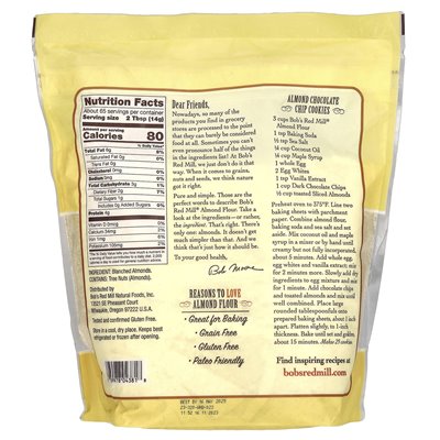 Bob's Red Mill, super-fine almond flour, 32 oz (907 g)
