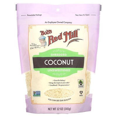 Bob's Red Mill, Kokosraspeln, ungesüßt, 12 oz (340 g)