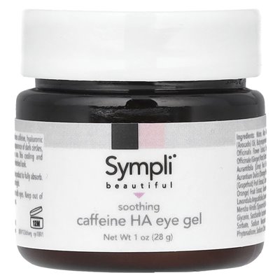 Sympli piękny, kojący żel oka hialuronowego kofeiny, 1 uncja (28 g) Sympli piękny, kojący żel oka hialuronowego kofeiny, 1 uncja (28 g)