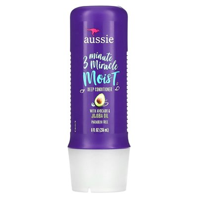 Aussie, 3 -minutowy cud, wilgotna głęboka odżywka z olejem z awokado i jojoba, 8 fl oz (236 ml)