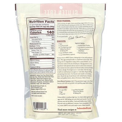 Bob's Red Mill, Biscuit & Baking Mix, bezglutenowe, 24 uncje (680 g) Bob's Red Mill, Biscuit & Baking Mix, bezglutenowe, 24 uncje (680 g)