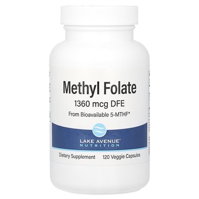 Lake Avenue Nutrition, Methylfolat, 800 mcg, 120 vegetarische Kapseln