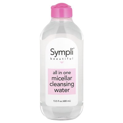 Sympli piękne, wszystko w jednej micelarnej wodzie oczyszczającej, 13,5 fl oz (400 ml) Sympli piękne, wszystko w jednej micelarnej wodzie oczyszczającej, 13,5 fl oz (400 ml)