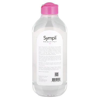 Sympli Beautiful All In One Micellar Cleansing Water, 13.5 fl oz (400 ml)