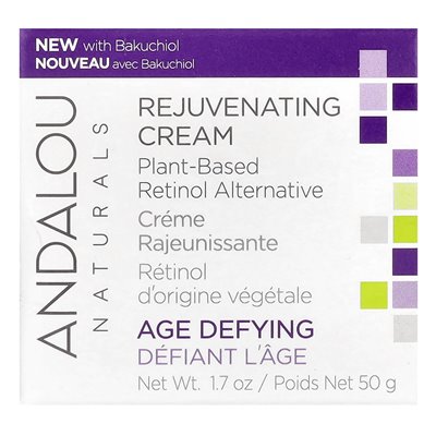 Andalou Naturals, Anti-Aging Cream, Plant-Based Retinol Alternative, 1.7 oz (50 g)