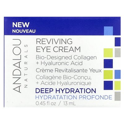 Andalou Naturals, Reviving Eye Cream, 0,45 fl oz (13 ml)