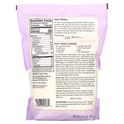 Bob's Red Mill, Tapiokaperlen, klein, 24 Unzen (680 g)