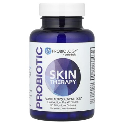 Belle+Bella, Probioligia, Probiotyczna Terapia Skóry, 30 Mld CFU, 30 Kapsułek Belle+Bella, Probioligia, Probiotyczna Terapia Skóry, 30 Mld CFU, 30 Kapsułek