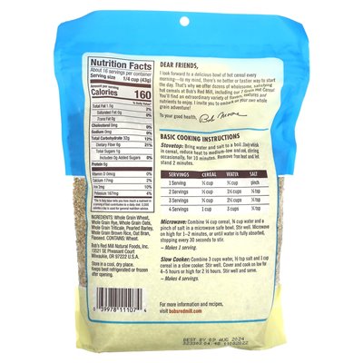 Bob's Red Mill, 7-Korn-Scharfe Flocken, 1 lb 9 oz (709 g) Bob's Red Mill, 7-Korn-Scharfe Flocken, 1 lb 9 oz (709 g)