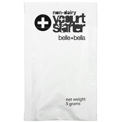 Belle+Bella, starter jogurtu bez mleka, 4 pakiety, (5 g) każdy