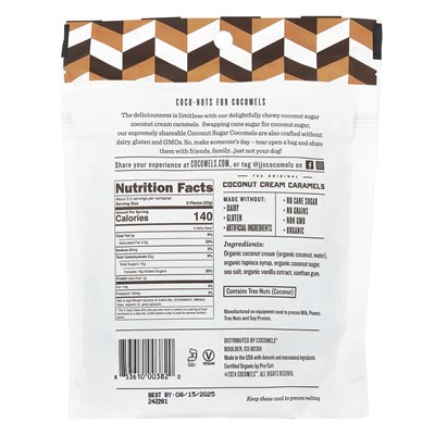 Cocomels, creamy caramels, coconut sugar, 3 ounces (85 g)