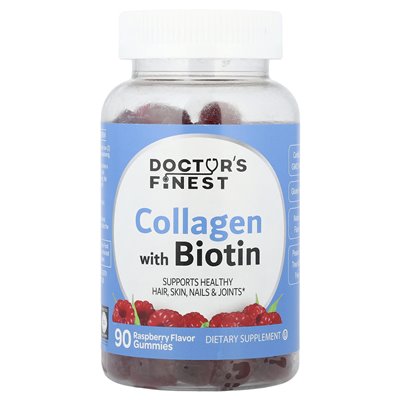 Doktora najlepszego, kolagen z biotynowymi gumami, malina, 90 gumzy