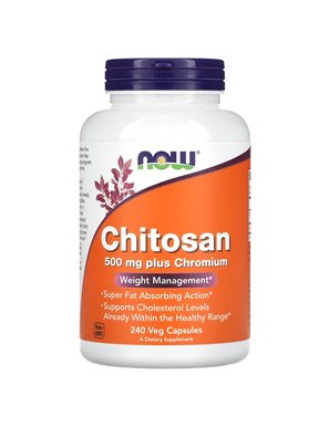 NOW Foods, Chitosan, 500 mg, 240 veg capsules NOW Foods, Chitosan, 500 mg, 240 veg capsules