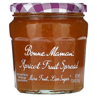 Bonne Maman, Apricot Fruit Spread, 11.8 oz (335 g)