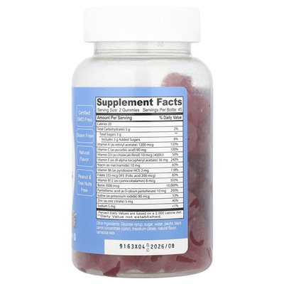 Doctor's Finest, Multi Vitamin for Teens, Raspberry, 90 Gummies Doctor's Finest, Multi Vitamin for Teens, Raspberry, 90 Gummies