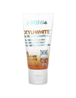 NOW Foods, Xyli-White, Zahnpasta-Gel für Kinder, Orange Splash, 3 oz (85 g)