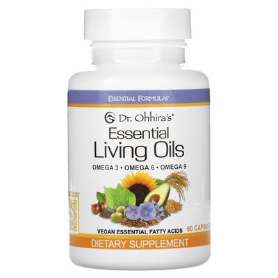 Dr. Ohhira's, Essential Formulas Inc., Essential Living Oils, 60 Kapsułek Dr. Ohhira's, Essential Formulas Inc., Essential Living Oils, 60 Kapsułek