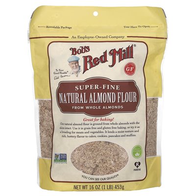 Bob's Red Mill, Natural Migond Flour, Super Fine, 16 oz (453 g)