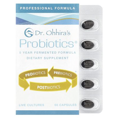 Dr Ohhira's, profesjonalna formuła probiotyka, 60 kapsułek