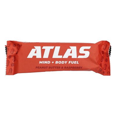 Atlas Bar, karmiony trawą białko serwatki, masło orzechowe i malina, 12 barów, 1,9 uncji (54 g)
