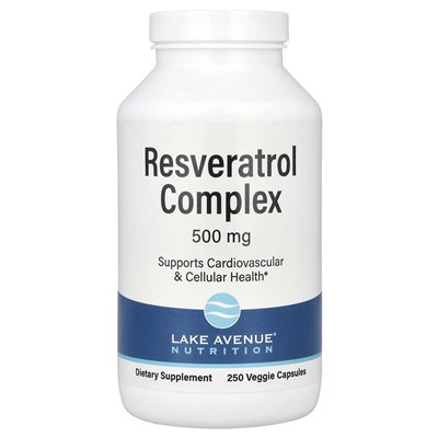 Lake Avenue Nutrition, Resveratrol Complex, 500mg, 250 Vegetarian Capsules