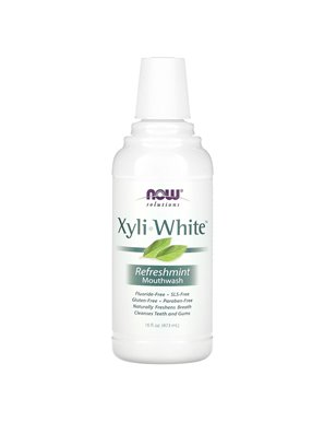 NOW Foods, Solutions, XyliWhite Mouthwash, Fluoride Free, Menta Freshener, 16 fl oz (473 ml) NOW Foods, Solutions, XyliWhite Mouthwash, Fluoride Free, Menta Freshener, 16 fl oz (473 ml)