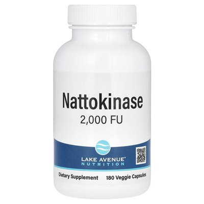 Lake Avenue Nutrition, Nattokinase, 2000 FU, 180 vegetarische Kapseln
