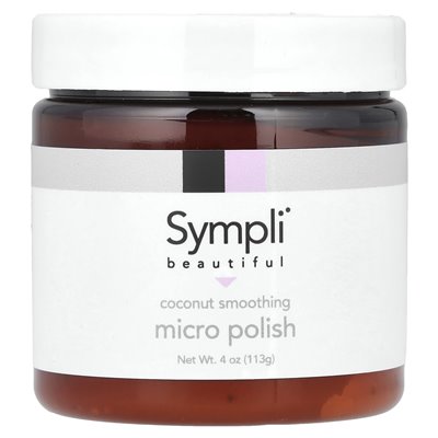Sympli Beautiful, Kokosnuss-Mikropolarglättung, 4 oz (113 g) Sympli Beautiful, Kokosnuss-Mikropolarglättung, 4 oz (113 g)