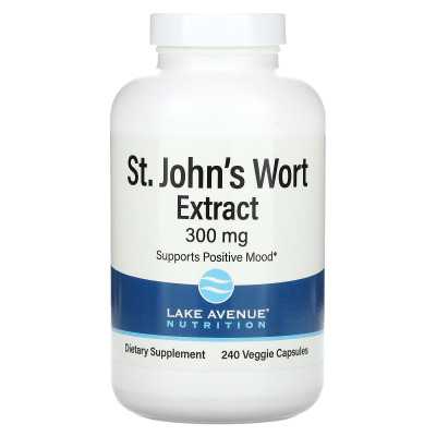 Lake Avenue Nutrition, St. John's Wort Extract, 300 mg, 240 Vegetarian Capsules