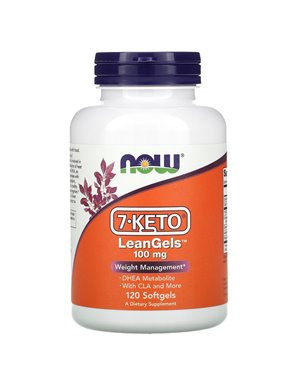 NOW Foods, 7-Keto LeanGels, 100 mg, 120 Softgels