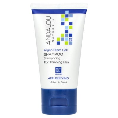 Andalou Naturals, szampon, do przerzedzających włosów, komórki macierzyste Argan, 1,7 fl oz (50 ml)