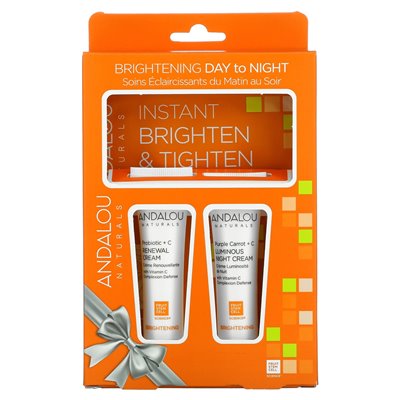 Andalou Naturals Day & Night Brightening 3-Piece Set