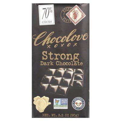 Chocolove, kräftige dunkle Schokolade, 70 % Kakao, 3,2 oz (90 g)