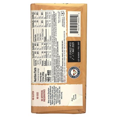 Chocolove, solone masło migdałowe w ciemnej czekoladzie, 55% kakao, 3,2 uncji (90 g)