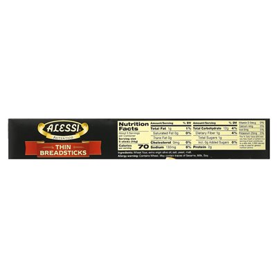 Alessi, cienki chlebnik, 3 uncje (85 g) Alessi, cienki chlebnik, 3 uncje (85 g)