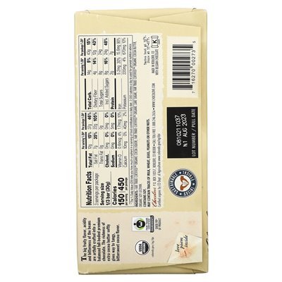 Chocolove, organic dark chocolate bar, 73% cocoa, 3.2 oz (90 g)
