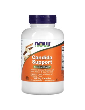 NOW Foods, Candida Support, 180 Vegetarian Capsules NOW Foods, Candida Support, 180 Vegetarian Capsules