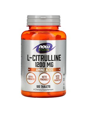 NOW Foods, Sport, L-Cytrynian, 1,200 mg, 120 Tabletek