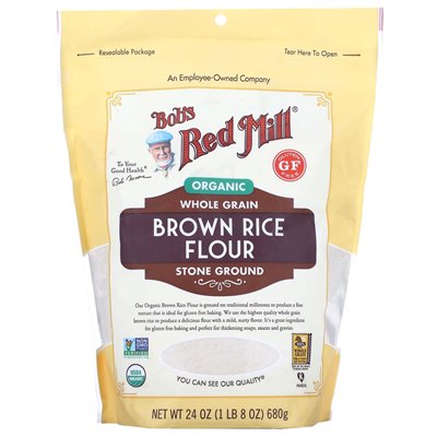 Bob's Red Mill, Bio-Naturreismehl, Vollkorn, 24 oz (680 g)