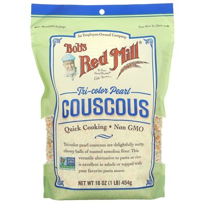 Bob's Red Mill, Tri-Color Pearl Cuskus, 1 lb (454 g) Bob's Red Mill, Tri-Color Pearl Cuskus, 1 lb (454 g)