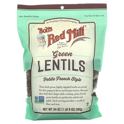 Bob's Red Mill, Grüne Linsen, Feine Französische Art, 1 lb 8 oz (680 g)